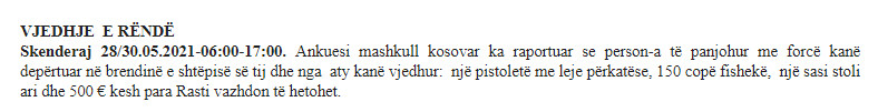 Kosovo-avmp/skenderaj-30.05