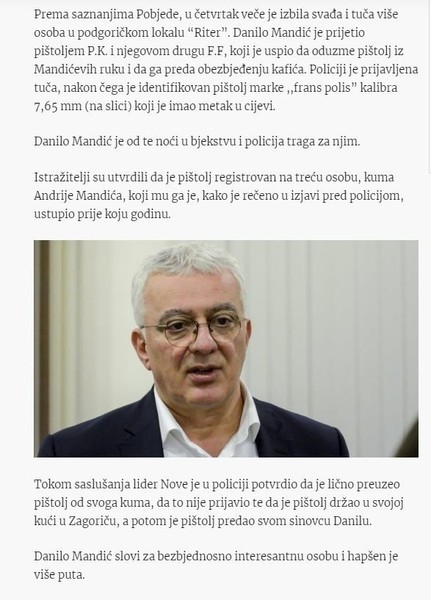 Montenegro-avmp/Andrija-Mandic-priznao-da-je-sinovcu-Danilu-predao-pistolj_2
