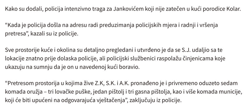 Montenegro-avmp/Bar_-Krivicna-prijava-protiv-troclane-porodice-Kolar-osumnjicene-za-skriva_2