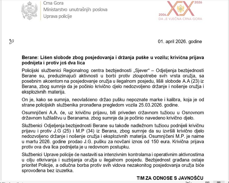 Montenegro-avmp/Berane-1.4.