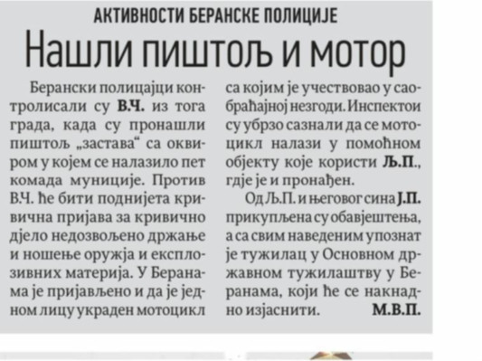 Montenegro-avmp/Berane-zaplena