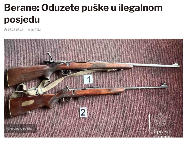 Montenegro-avmp/Berane_-Oduzete-puske-u-ilegalnom-posjedu---CdM