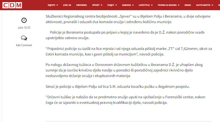 Montenegro-avmp/Berane