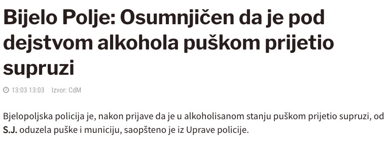 Montenegro-avmp/Bijelo-Polje_-Osumnjicen-da-je-pod-dejstvom-alkohola-puskom-prijetio-supru