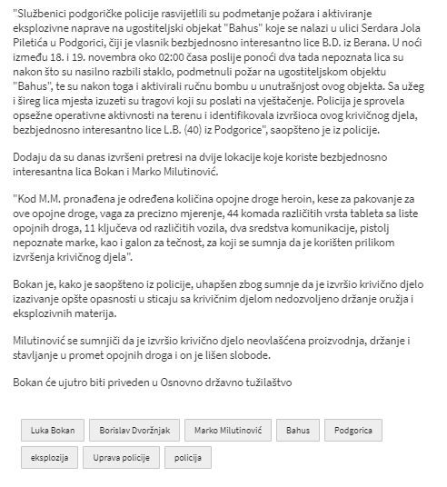 Montenegro-avmp/Bokan-osumnjicen-da-je-podmetnuo-pozar-i-bacio-bombu-na-_Bahus_2