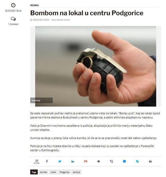Montenegro-avmp/Bombom-na-lokal-u-centru-Podgorice