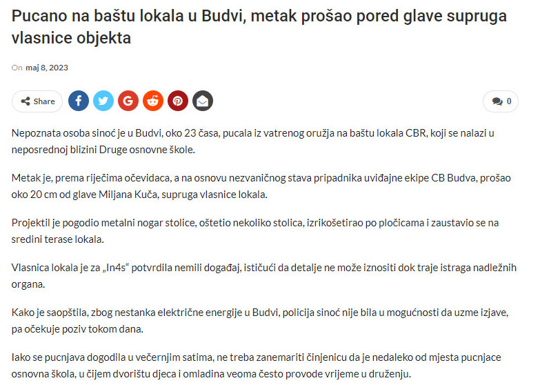 Montenegro-avmp/Budva-pucnjava