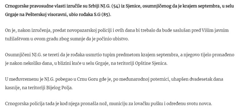 Montenegro-avmp/Crna-Gora-izrucila-osumnjicenog-za-ubistvo-rodaka-na-Pesteri-_-Sandzak-tel
