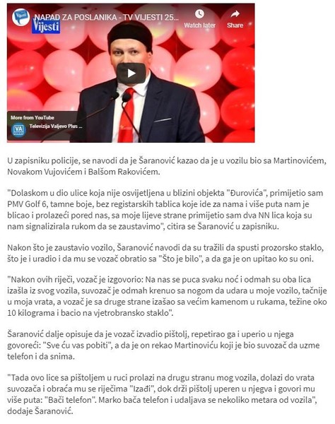 Montenegro-avmp/Demokrate_-Napadnut-poslanik-Saranovic-na-Cetinju-repetirali-pistolj-lomil_2