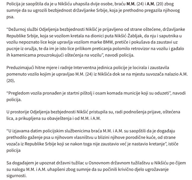 Montenegro-avmp/Drama-na-putu-Niksic-Zabljak_-Prijetnje-oruzjem-i-sukob-zbog-gazenja-vlasn_1