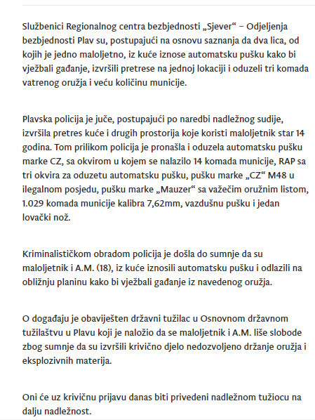 Montenegro-avmp/Dve-osobe-i-jedna-maloletna-uhapsene-zbog-vatrenog-oruzja1
