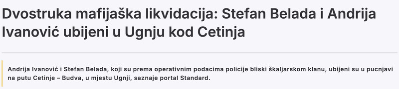 Montenegro-avmp/Dvostruka-mafijaska-likvidacija_-Stefan-Belada-i-Andrija-Ivanovic-ubijeni-