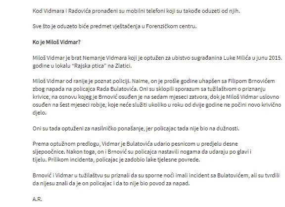Montenegro-avmp/Eksplozivna-naprava-u-Zagoricu-bila-velike-razorne-moci_2