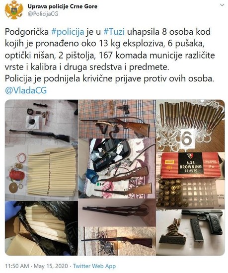 Montenegro-avmp/Extensive-police-raid_1