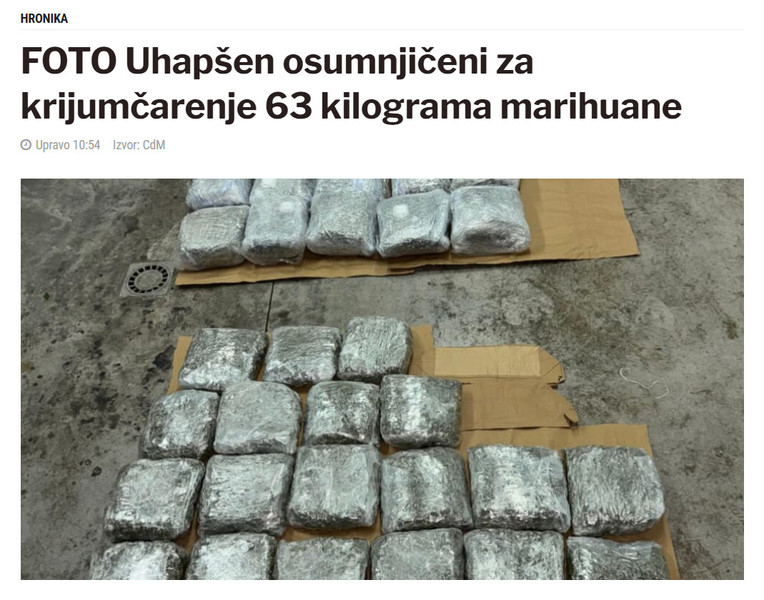 Montenegro-avmp/FOTO-Uhapsen-osumnjiceni-za-krijumcarenje-63-kilograma-marihuane_1
