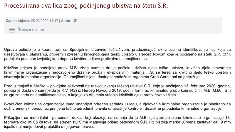 Montenegro-avmp/Herceg-Novi-Murder