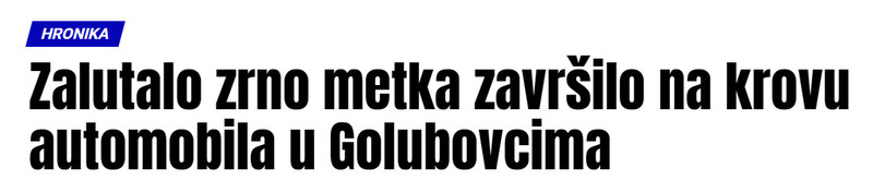 Montenegro-avmp/HronikaZalutalo-zrno-metka-zavrsilo-na-krovu-automobila-u-Golubovcima