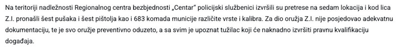 Montenegro-avmp/Jedro-_-Bar-Crna-Gora---Izvrseni-planski-pretresi-na-teritoriji-CG