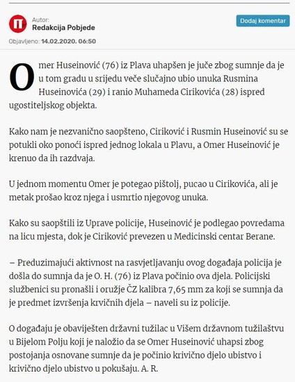 Montenegro-avmp/Killed-injured
