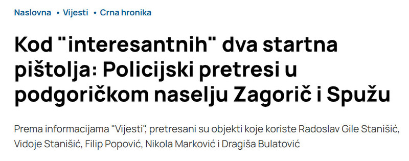 Montenegro-avmp/Kod-interesantnih-dva-startna-pistolja-Policijski-pretresi-u-podgorickom-naselju-Zagoric-i-Spuzu
