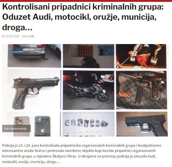 Montenegro-avmp/Kontrolisani-pripadnici-kriminalnih-grupa_1