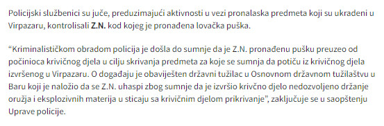 Montenegro-avmp/Lovacka-puska-ukradena-u-Virpazaru