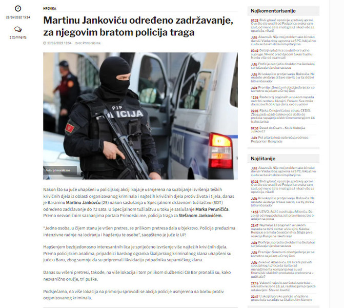 Montenegro-avmp/Martinu-Jankovicu-odredeno-zadrzavanje-za-njegovim-bratom-policija-traga--