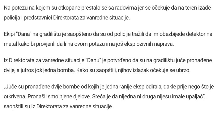 Montenegro-avmp/Na-gradilistu-Bulevara-Veljka-Vlahovica-pronadene-tri-bombe1