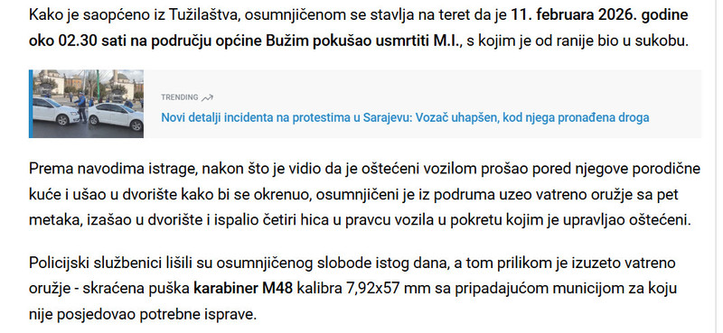 Montenegro-avmp/Odreden-pritvor-zbog-pokusaja-ubistva-u-Buzimu_2