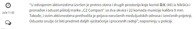 Montenegro-avmp/Oduzete-puske-pistolji-i-municija-u-Niksicu-i-Pljevljima-uhapsena-jedna-o_3_1