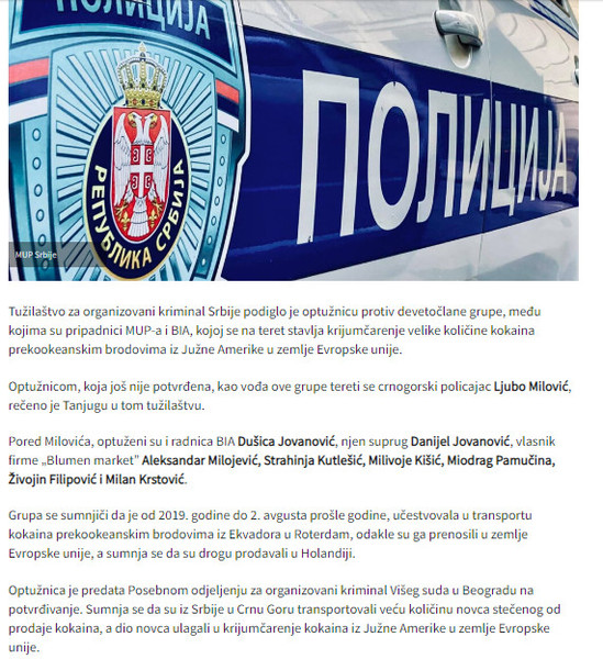 Montenegro-avmp/Podignuta-optuznica-protiv-Ljuba-Milovica