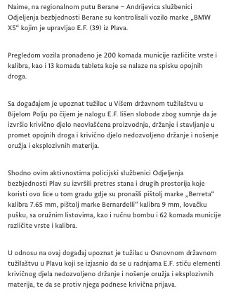 Montenegro-avmp/Pojacane-aktivnosti-policije-na-sjeveru-drzave--oduzeto-17-komada-vatrenog_1