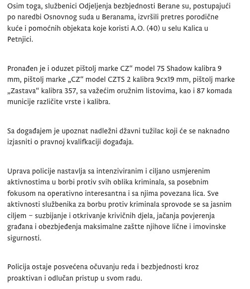 Montenegro-avmp/Pojacane-aktivnosti-policije-na-sjeveru-drzave--oduzeto-17-komada-vatrenog_4