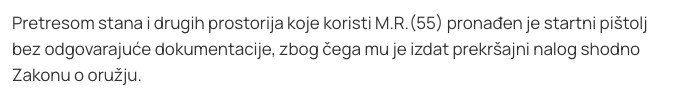 Montenegro-avmp/Policija-u-Niksicu-oduzela-vise-komada-oruzja-i-municije_2