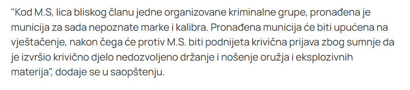 Montenegro-avmp/Policija-u-pretresima-na-sjeveru-pronasla-oruzje-municiju-i-narkotike_4