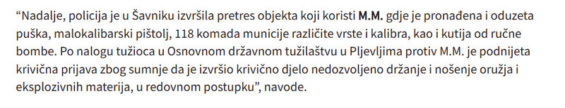 Montenegro-avmp/Policija-u-zapadnoj-regiji-oduzela-vozilo-tri-puske-pistolj-bajonet-preko-_3