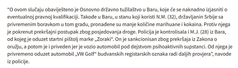 Montenegro-avmp/Policijska-akcija-Oduzeto-sedam-komada-oruzja-droga-automobil-i-oko-550-metaka_2
