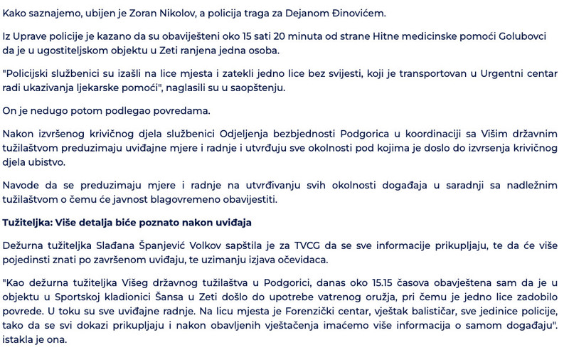 Montenegro-avmp/Preminuo-muskarac-ranjen-u-pucnjavi-u-Zeti-policija-traga-za-osumnjicenim-_1