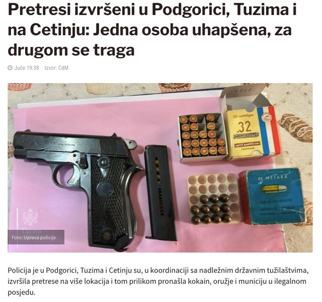 Montenegro-avmp/Pretresi-izvrseni-u-Podgorici-Tuzima-i-na-Cetinju_-Jedna-osoba-uhapsena-za_9