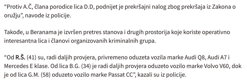 Montenegro-avmp/Pretresi-na-sjeveru_-Oduzeto-sedam-automobila-pistolj-i-pancir---CdM2