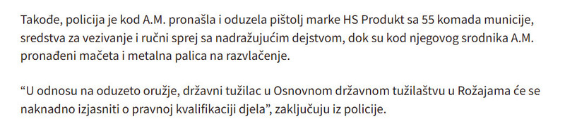Montenegro-avmp/Pretresi-u-Andrijevici-i-Rozajama-Oduzeto-oruzje-municija-maceta_4