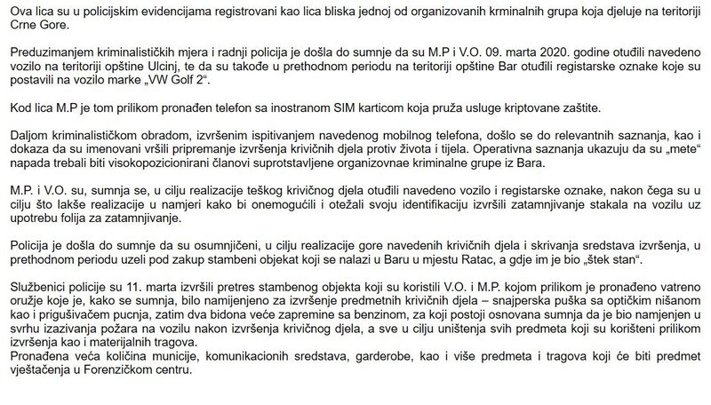 Montenegro-avmp/Prevention-criminal-gang-2