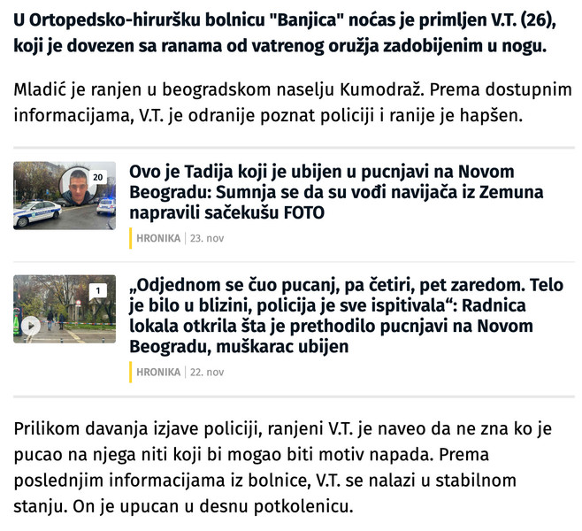 Montenegro-avmp/Pucnjava-u-Beogradu_-Mladic-ranjen-policiji-rekao-da-ne-zna-ko-je-pucao1