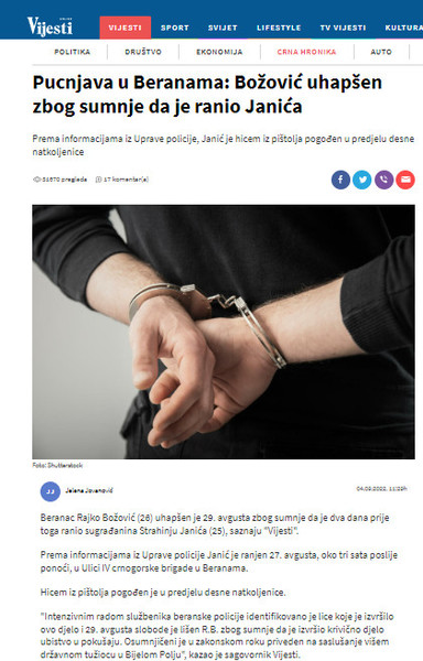 Montenegro-avmp/Pucnjava-u-Beranama
