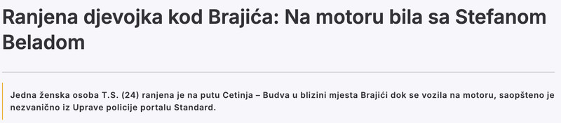 Montenegro-avmp/Ranjena-djevojka-kod-Brajica_-Na-motoru-bila-sa-Stefanom-Beladom