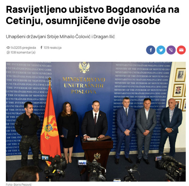 Montenegro-avmp/Rasvijetljeno-ubistvo-Bogdanovica-na-Cetinju-osumnjicene-dvije-osobe