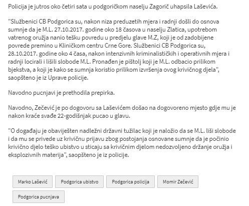Montenegro-avmp/Saslusan-Marko-Lasevic-osumnjicen-za-ubistvo-Momira-Zecevica_-Detaljno-izn_1