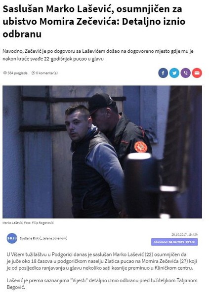 Montenegro-avmp/Saslusan-Marko-Lasevic-osumnjicen-za-ubistvo-Momira-Zecevica_-Detaljno-izn