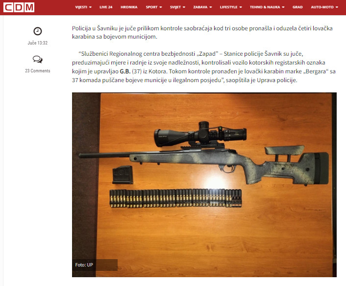 Montenegro-avmp/Savnik_-Policija-kontrolisala-saobracaj-pa-od-tri-osobe-oduzela-cetiri-lov_2