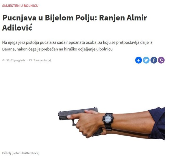 Montenegro-avmp/Shooting-injury
